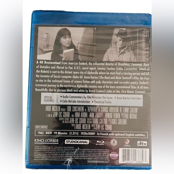 ALPHAVILLE 1965 A Strange Adventure of Lemmy Caution NIP - Picture 2 of 2